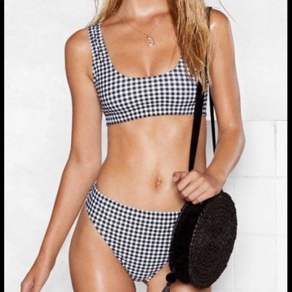 Nasty Gal Other - Nasty Gal High Waisted Bikini Set